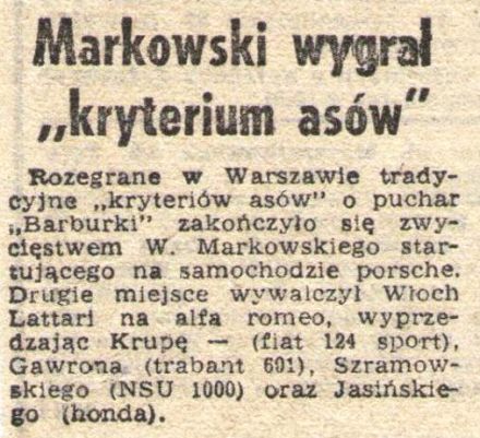 Rajd Barburki - 1968r
